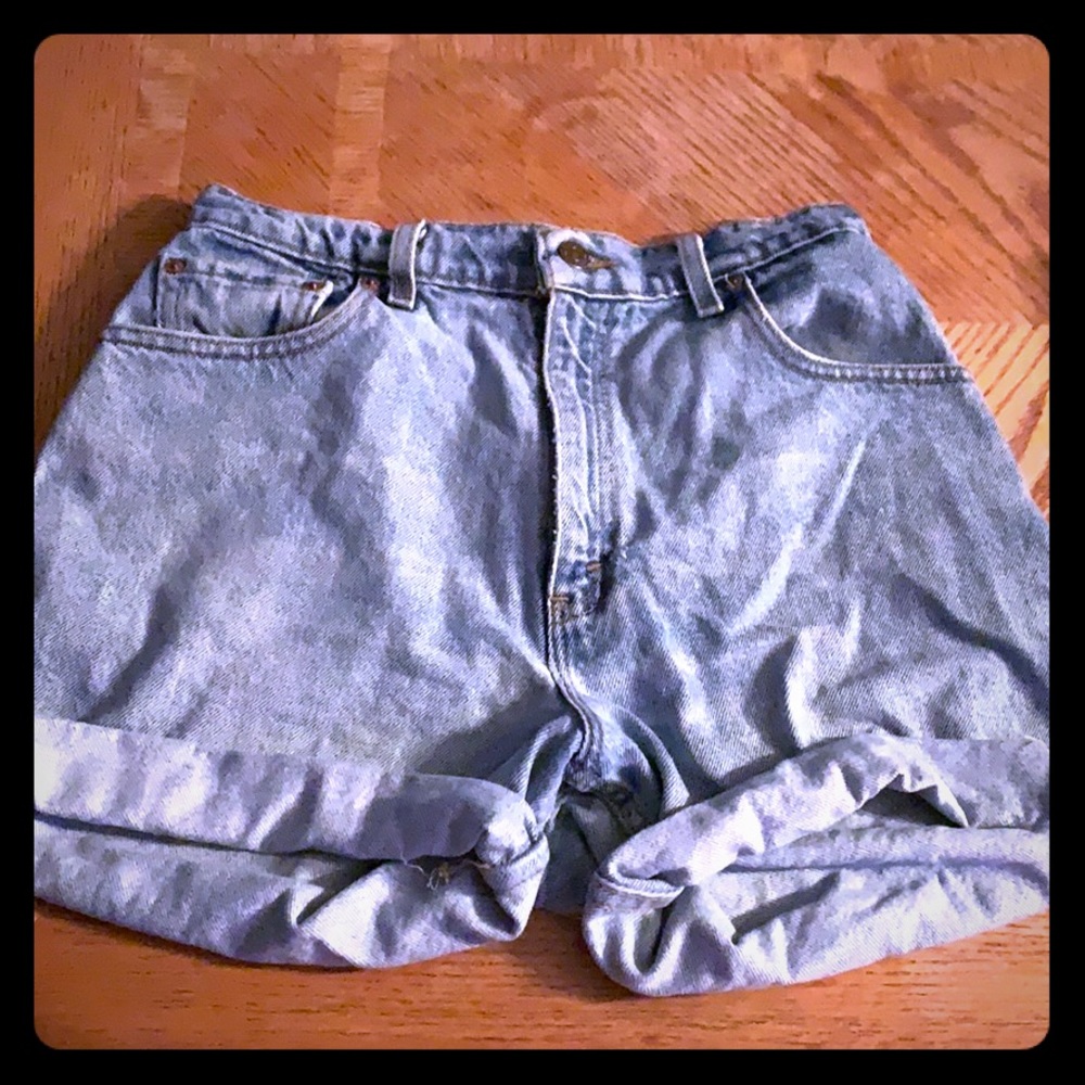 Vintage Levi denim shorts